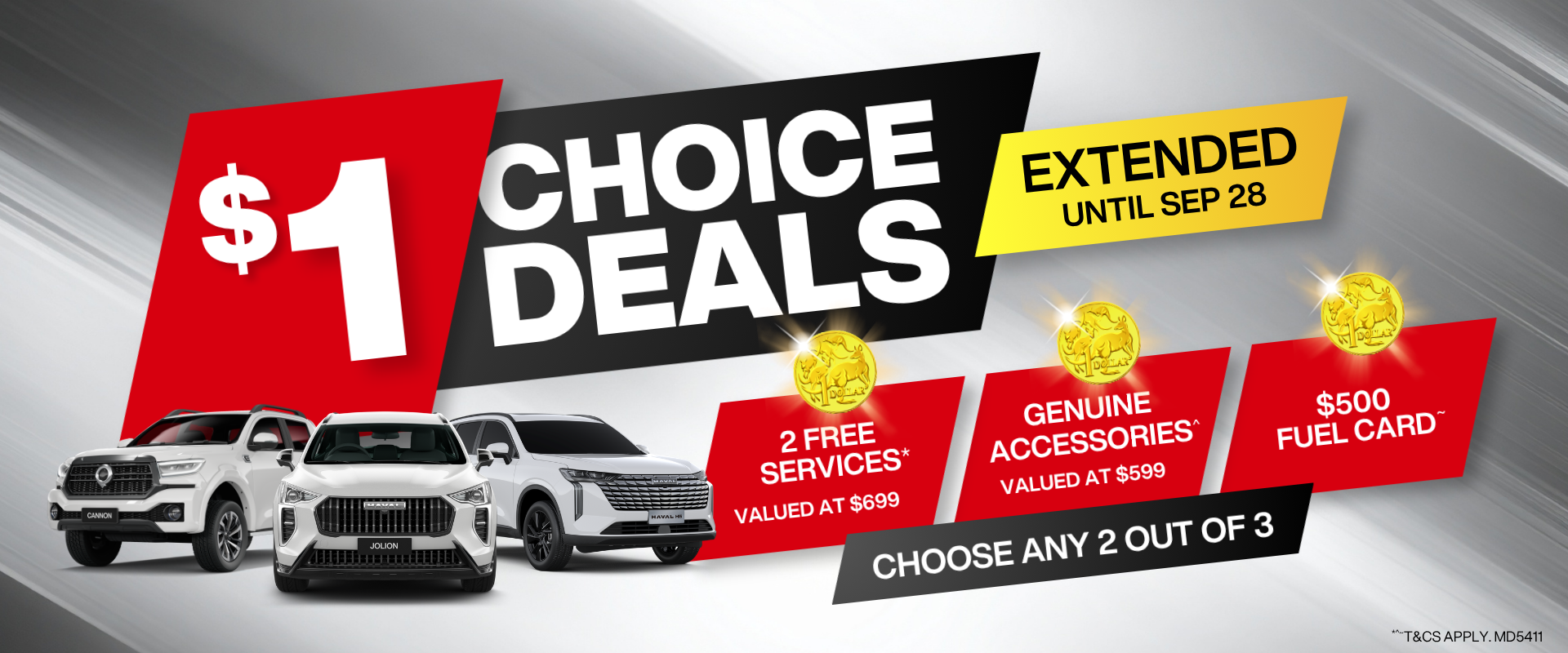 $1 Choice Deals EXTENDED