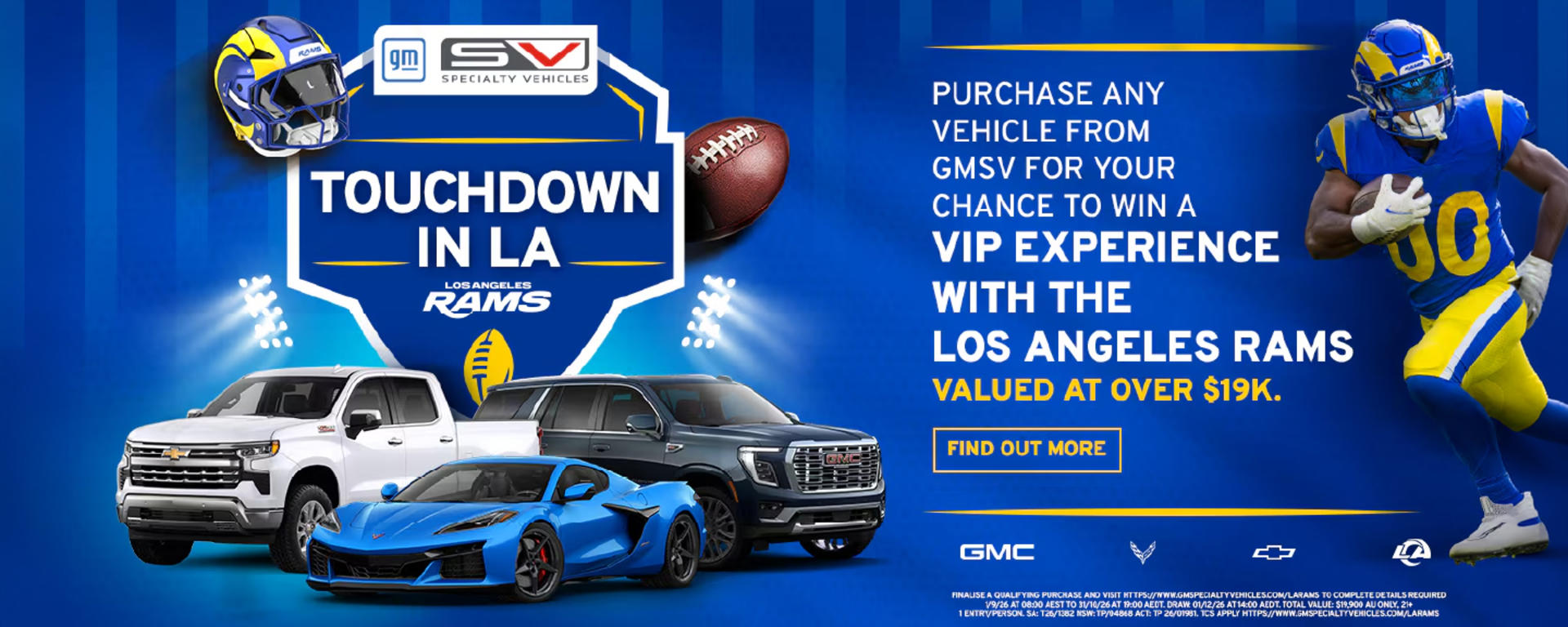 GMSV LA Ram Touchdown in LA