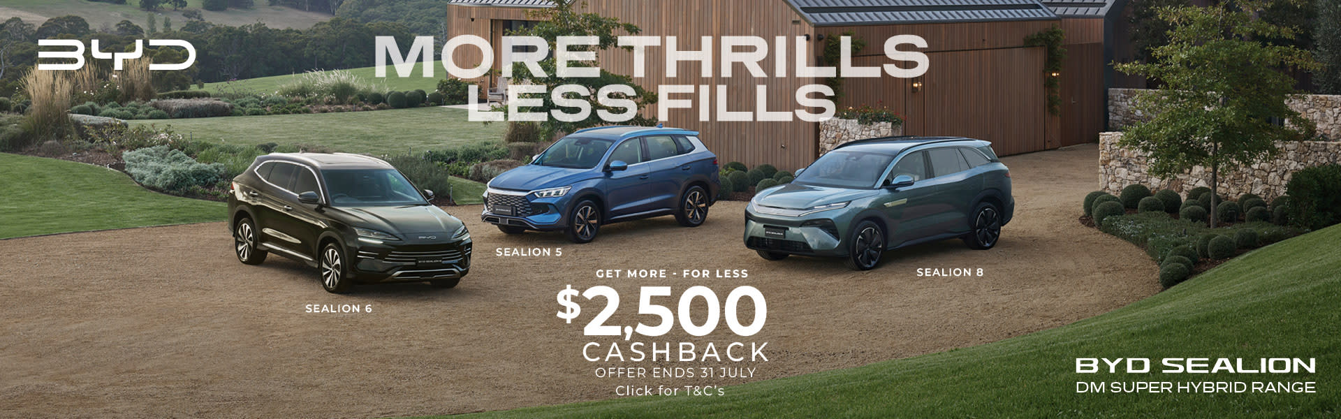 BYD SEALION Range July 2026