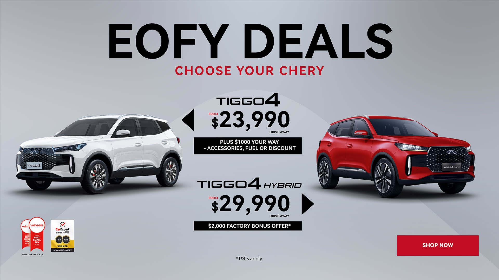 EOFY Tiggo 4 