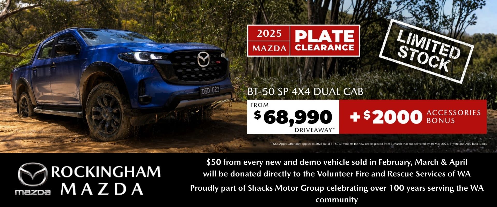 Rockingham Mazda BT50 Offer