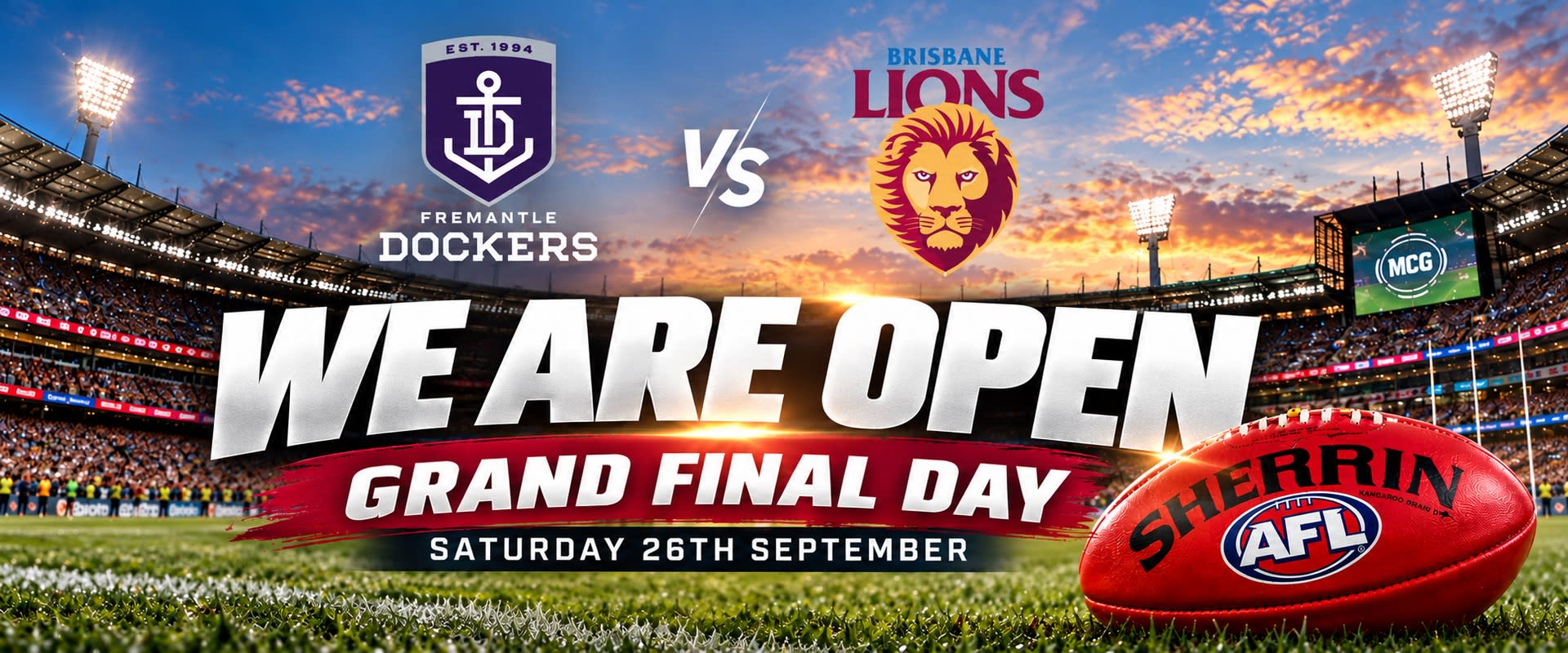Grand Final Day Open