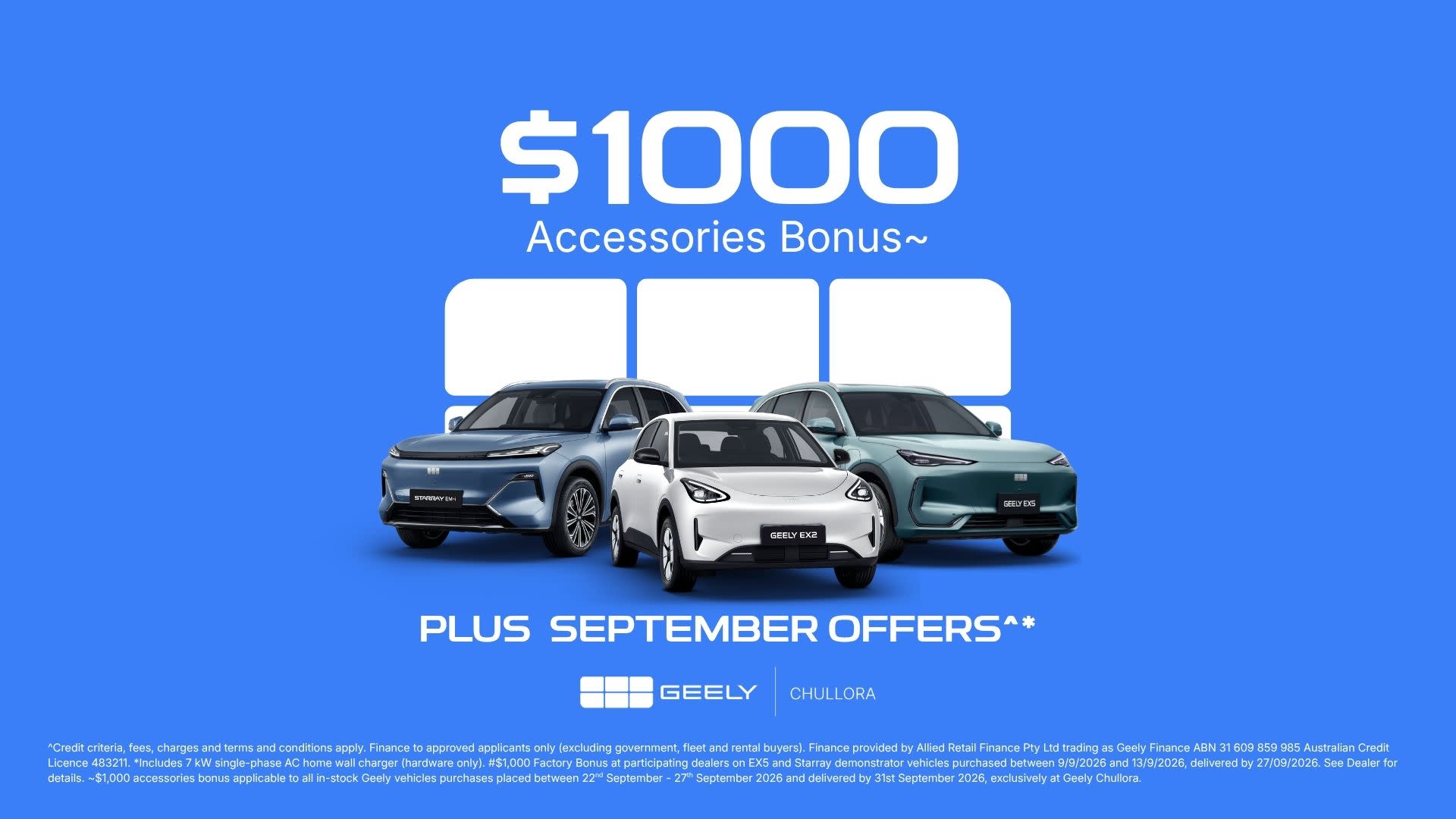 Geely Chullora Sale Event 