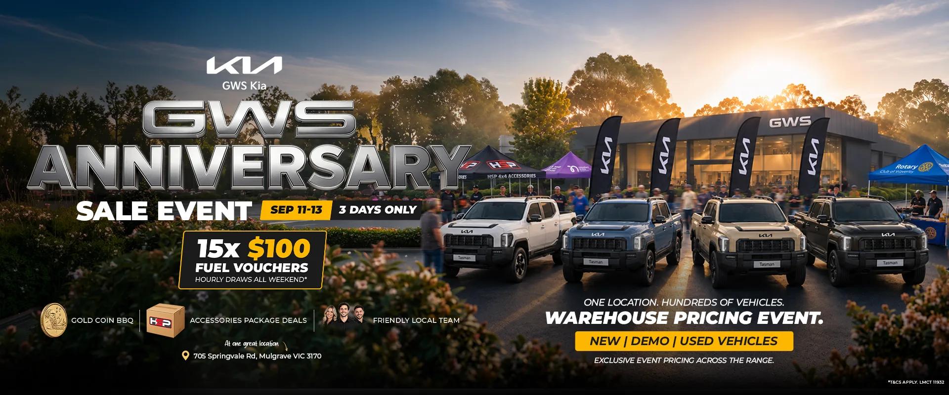 Anniversary Sale Event