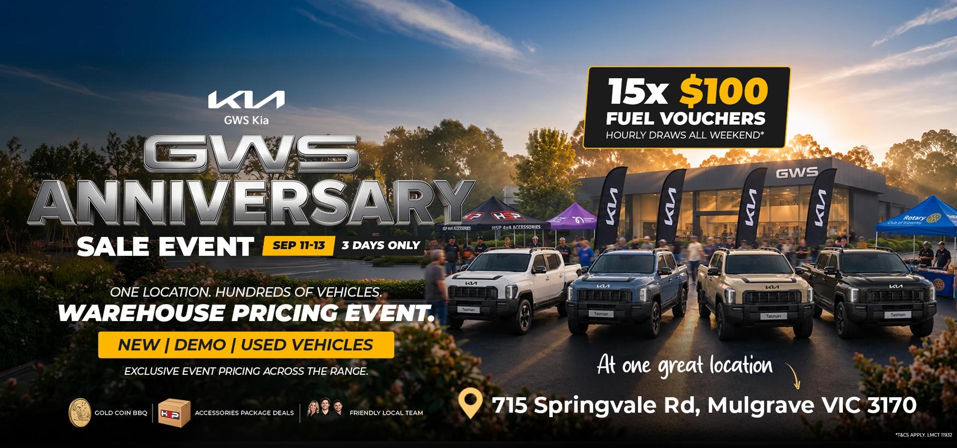 Anniversary Sale Event