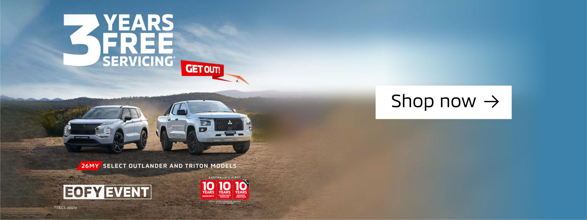 eofy 3 years free servicing