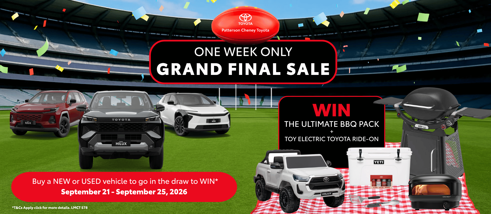 Grand Final Sale - ONE WEEK ONLY!