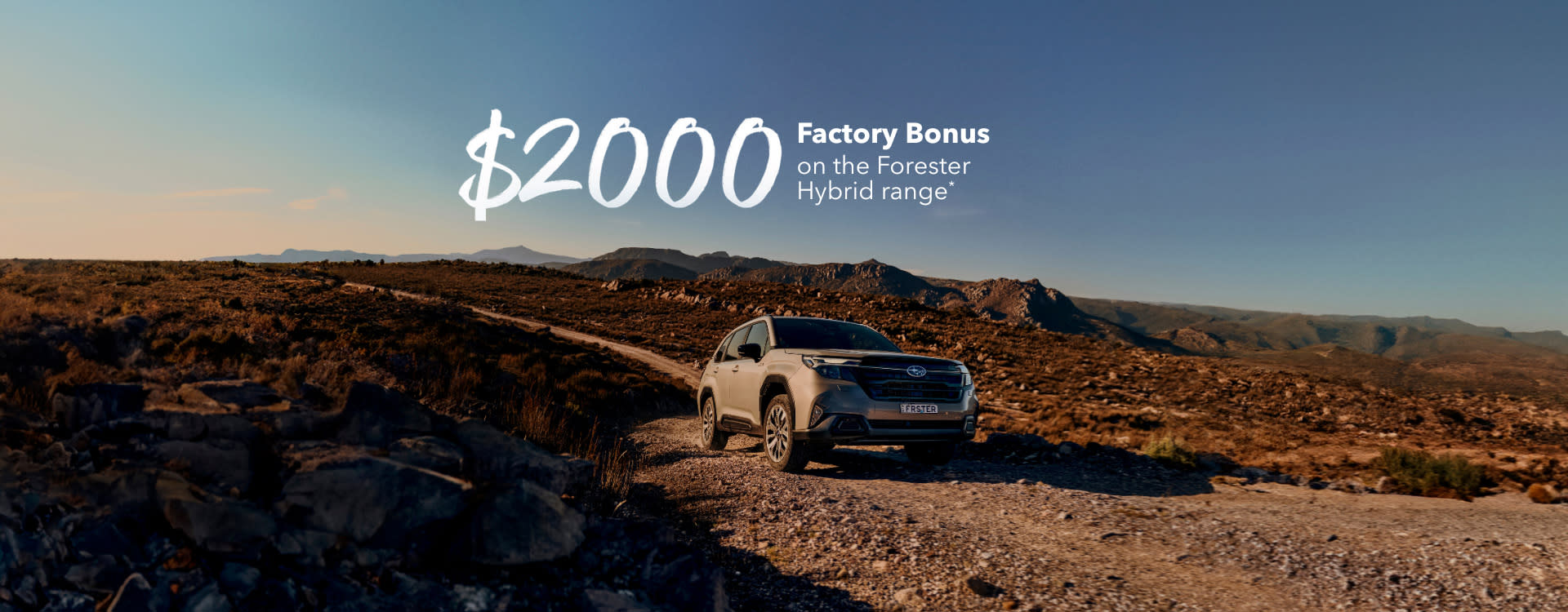 $2000 Forester Bonus