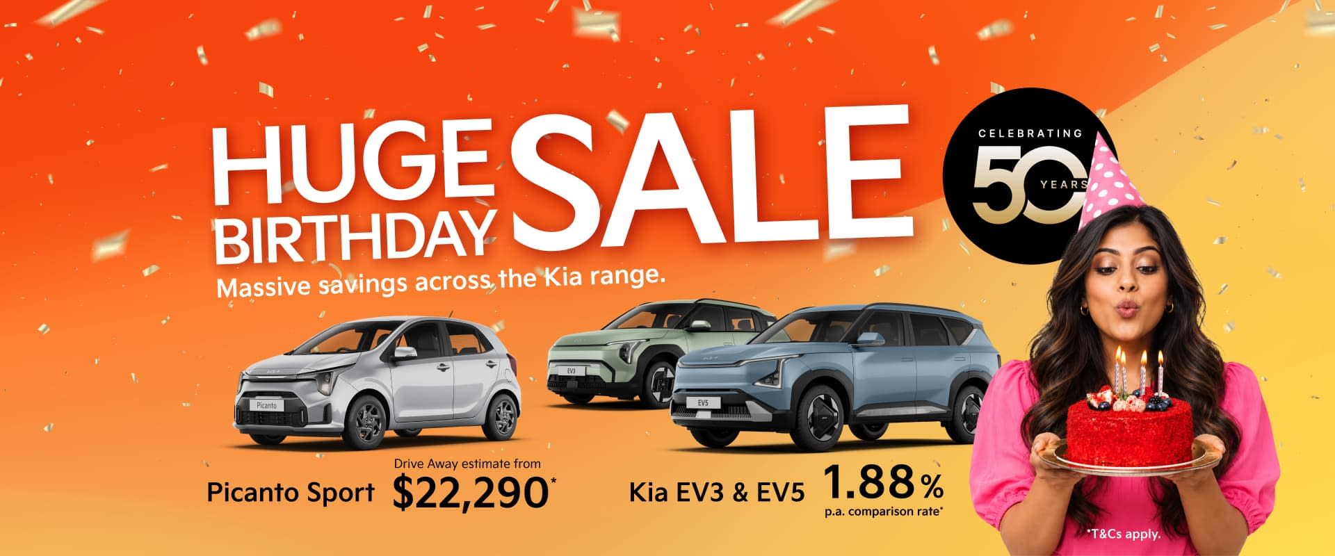 Huge Birthday Sale