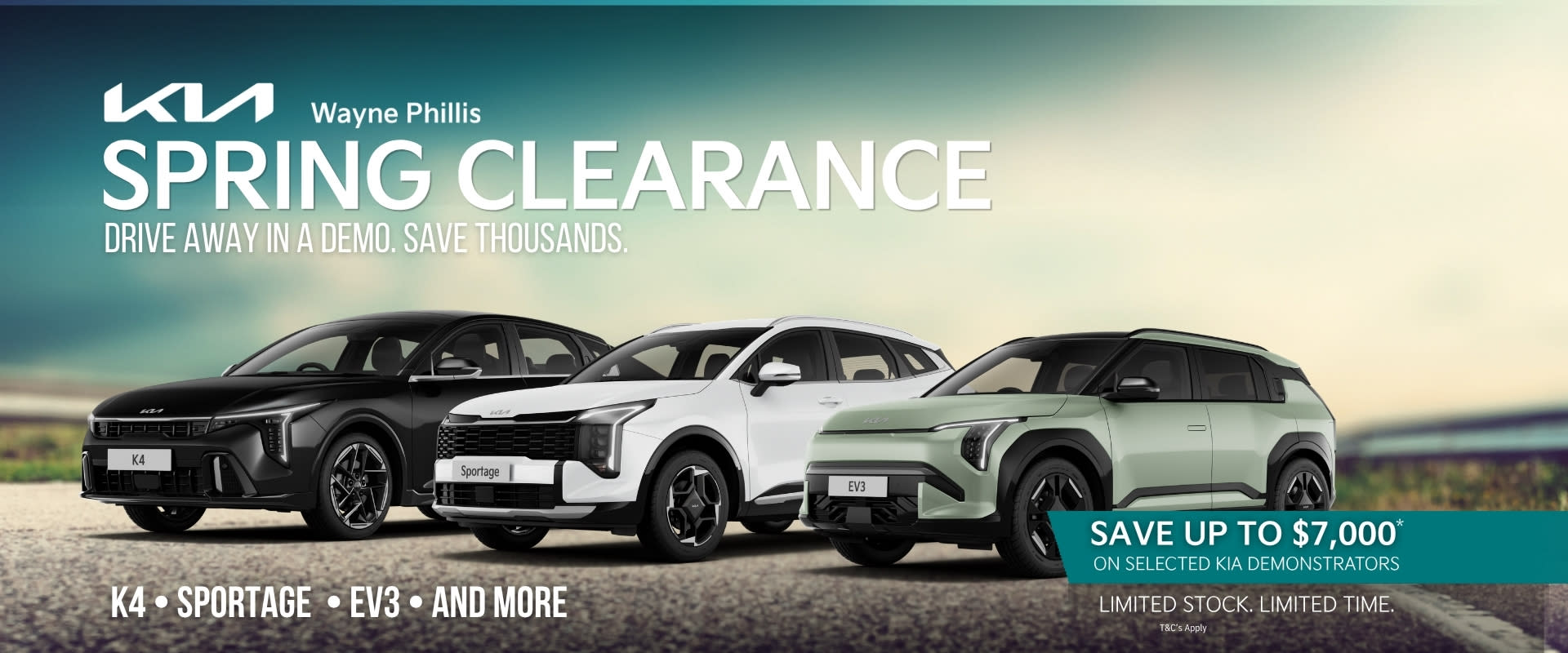 A new car promotion