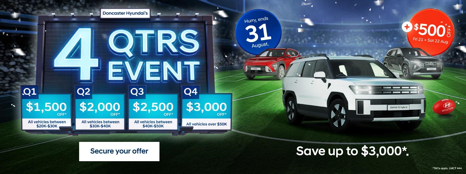 Four Quarters Sale