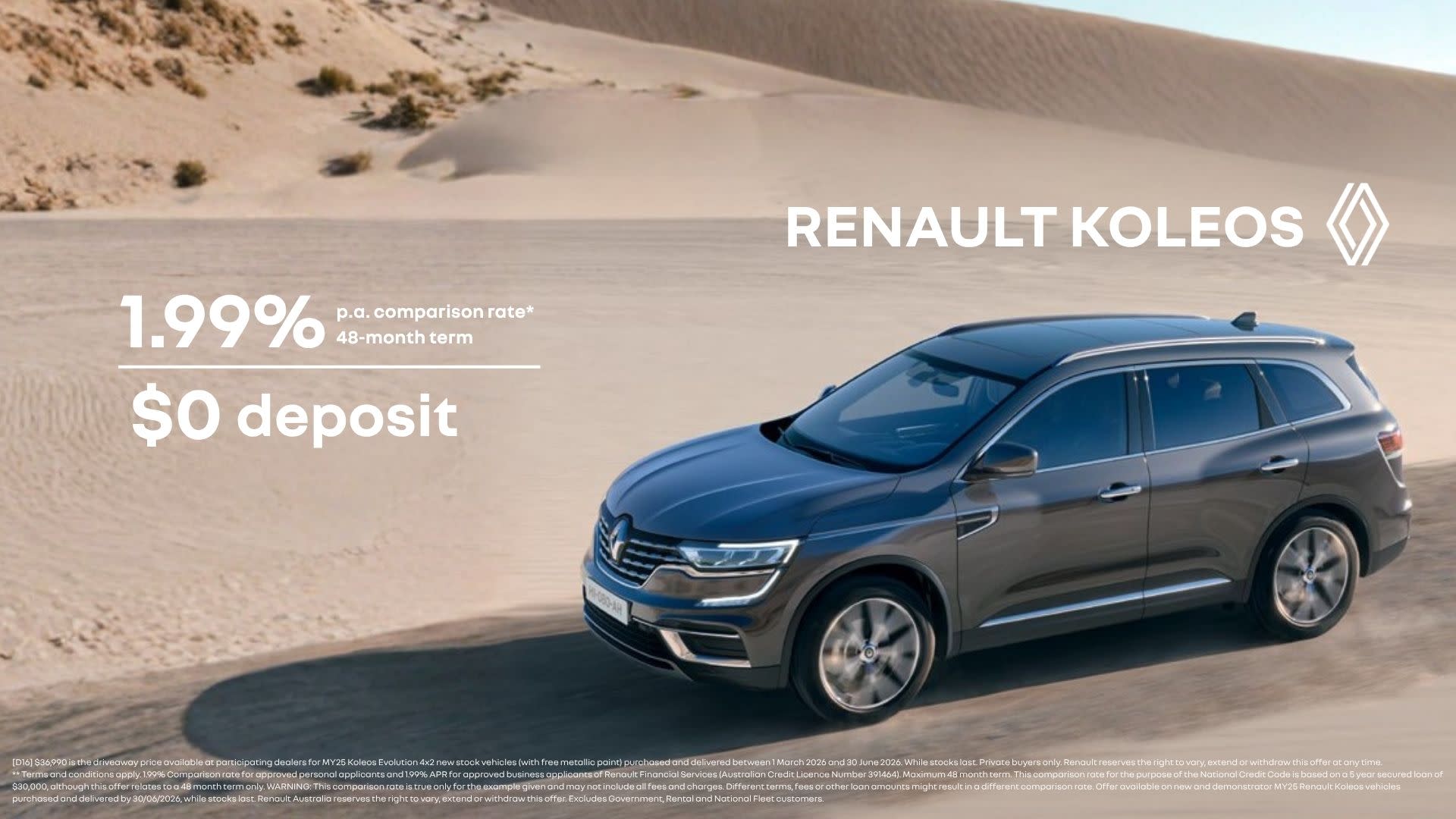 Renault - Koleos - 1.99%