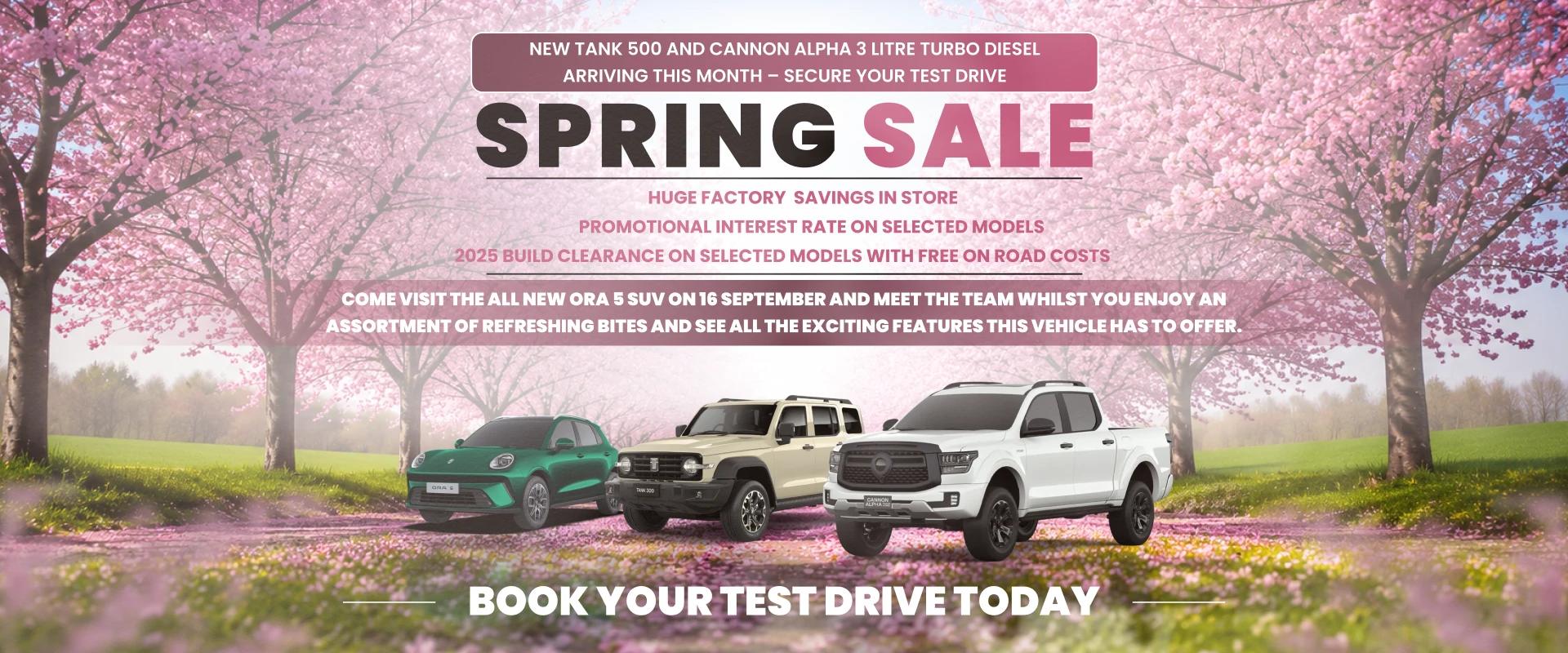 Spring Sale
