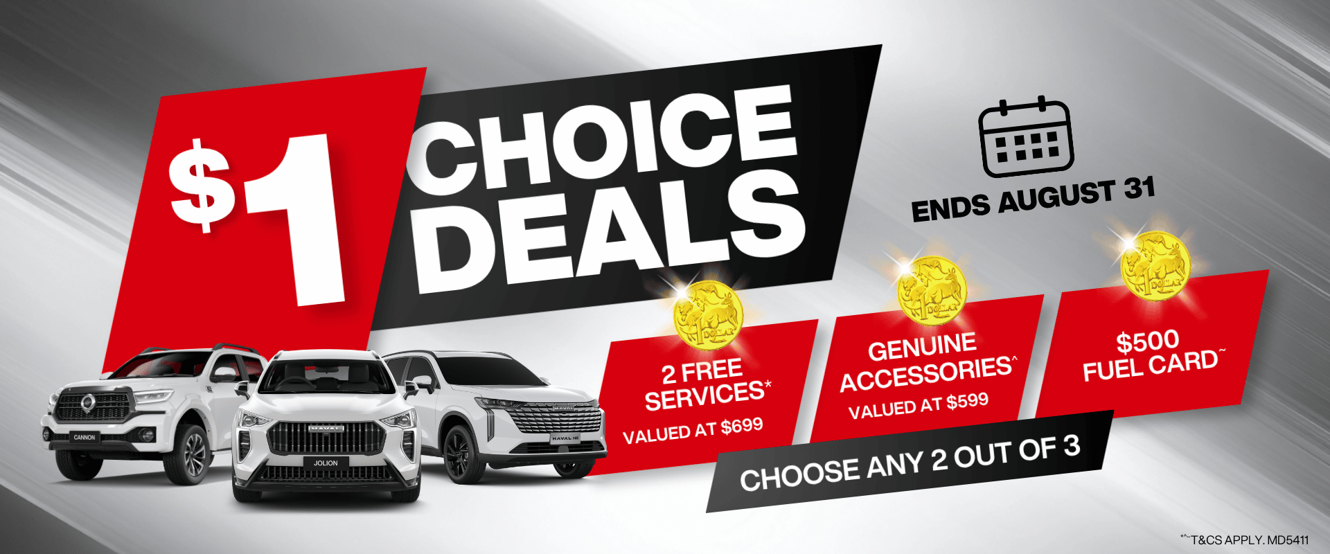$1 Choice Deals