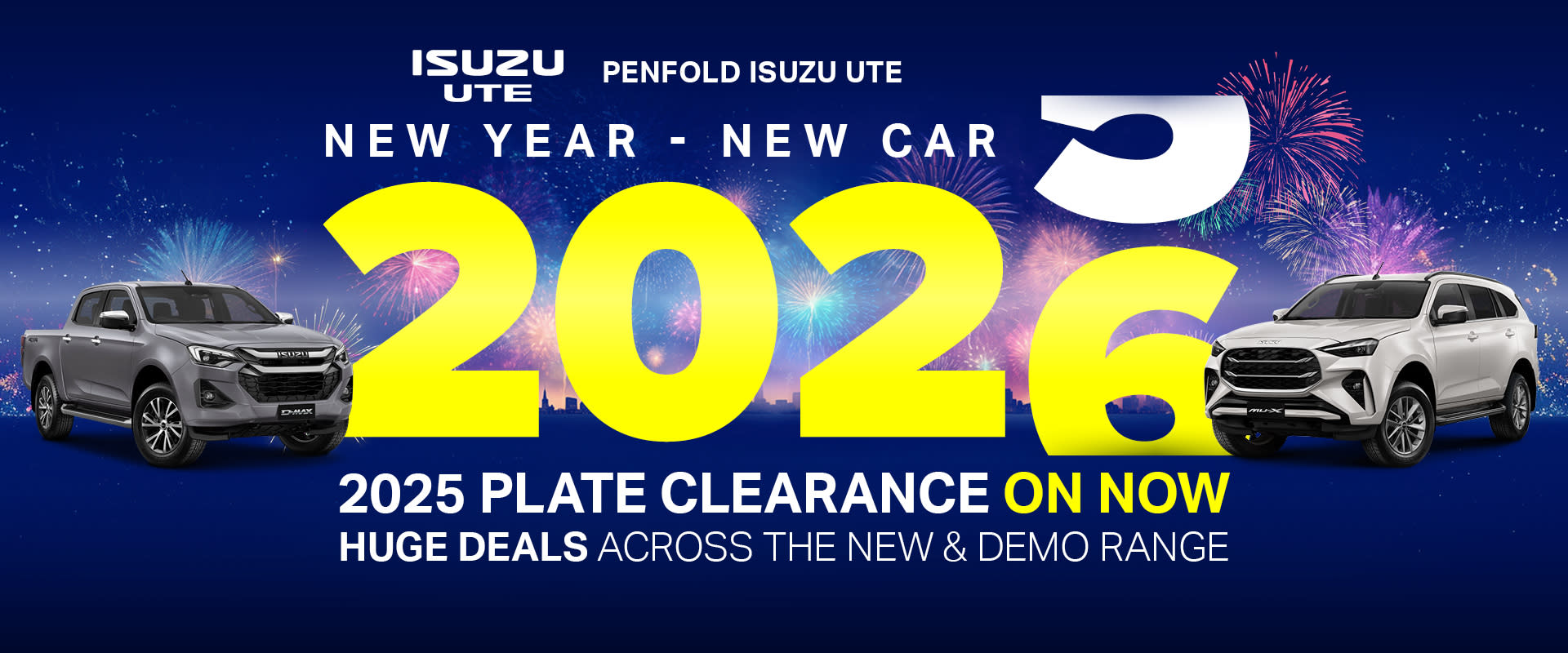 Penfold Isuzu UTE New Year New Car 