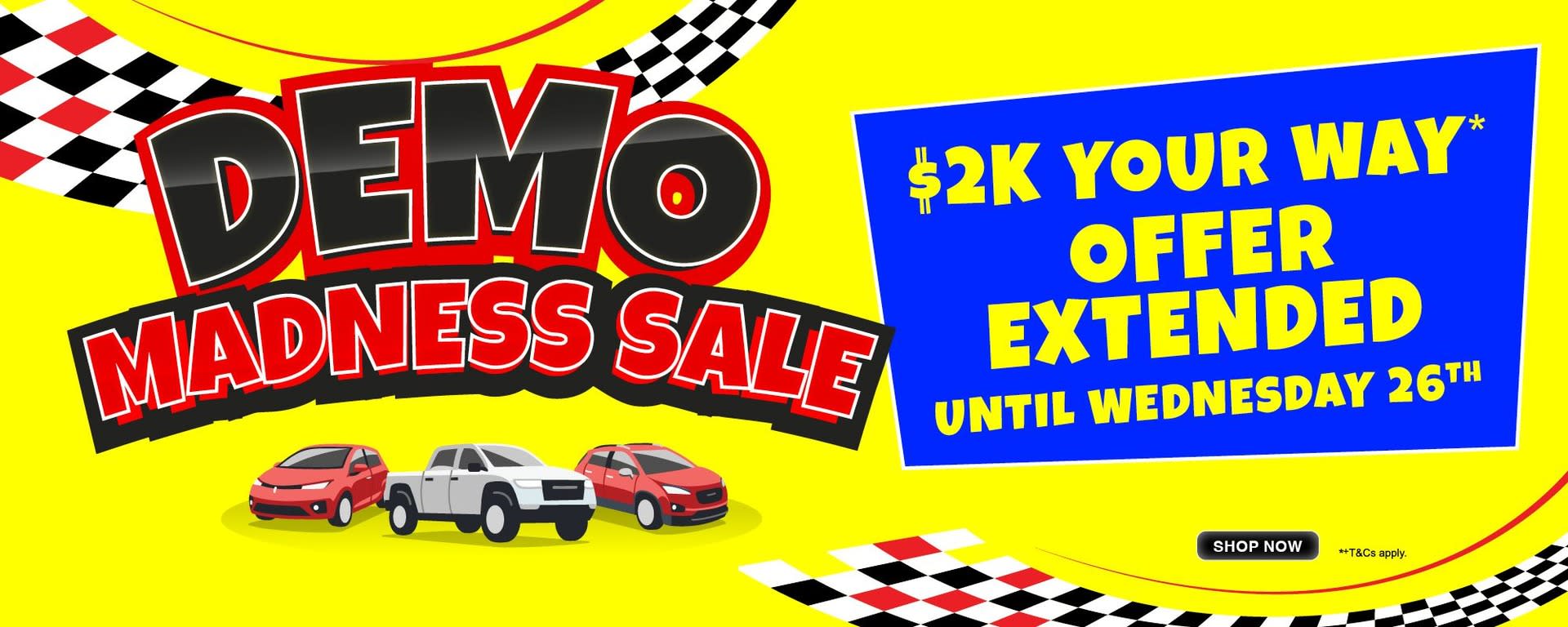 Demo Madness Sale Extended
