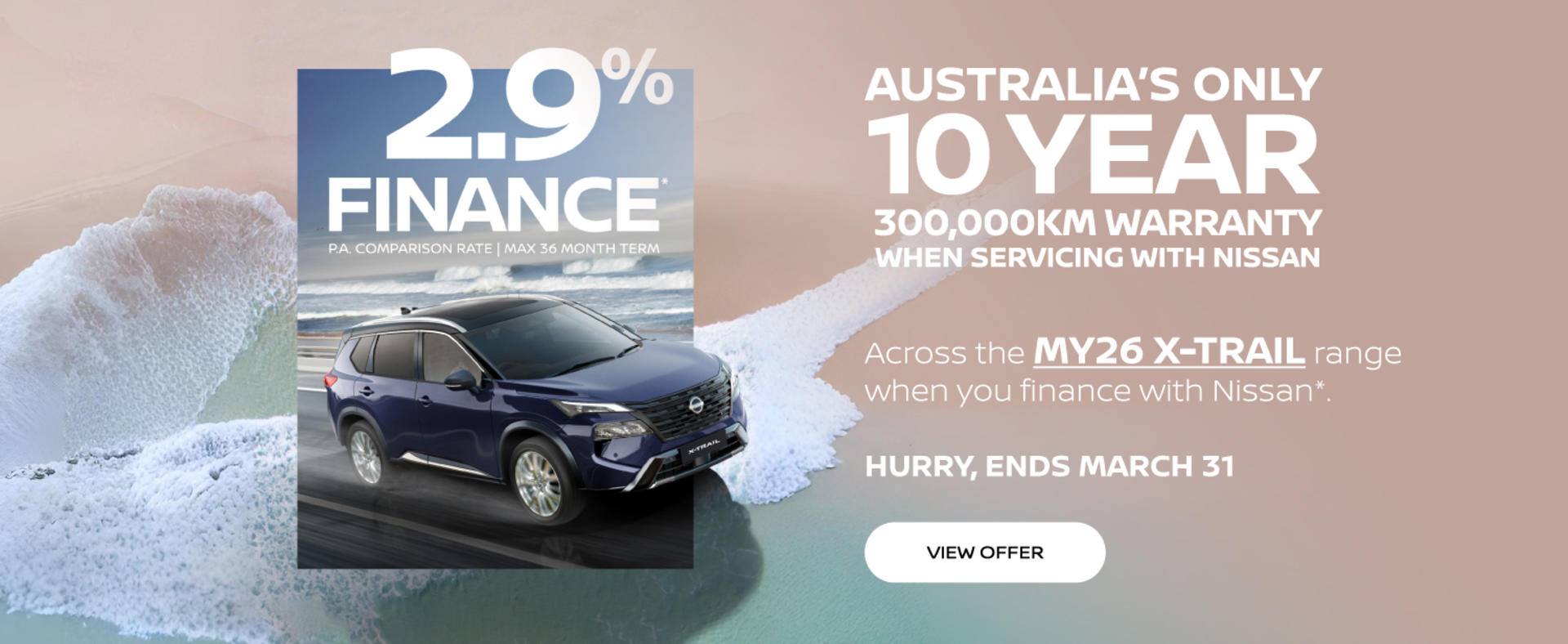 2.9% finance x-trail
