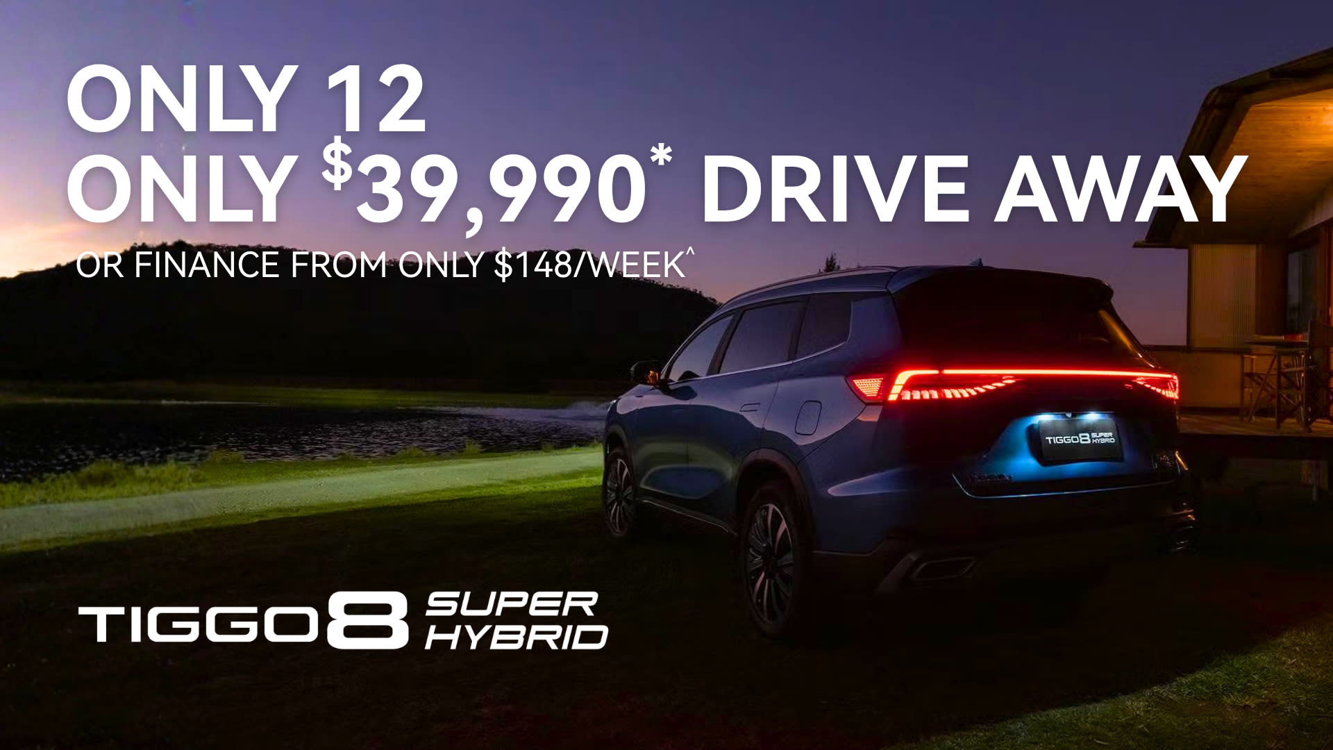 ONLY 12. ONLY $39,990 DRIVE AWAY.