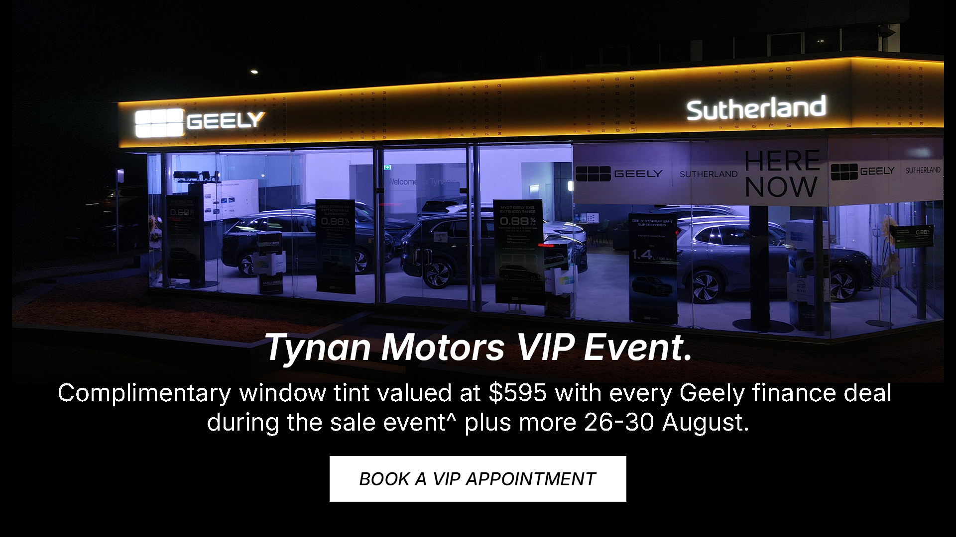 Geely VIP Sale Event