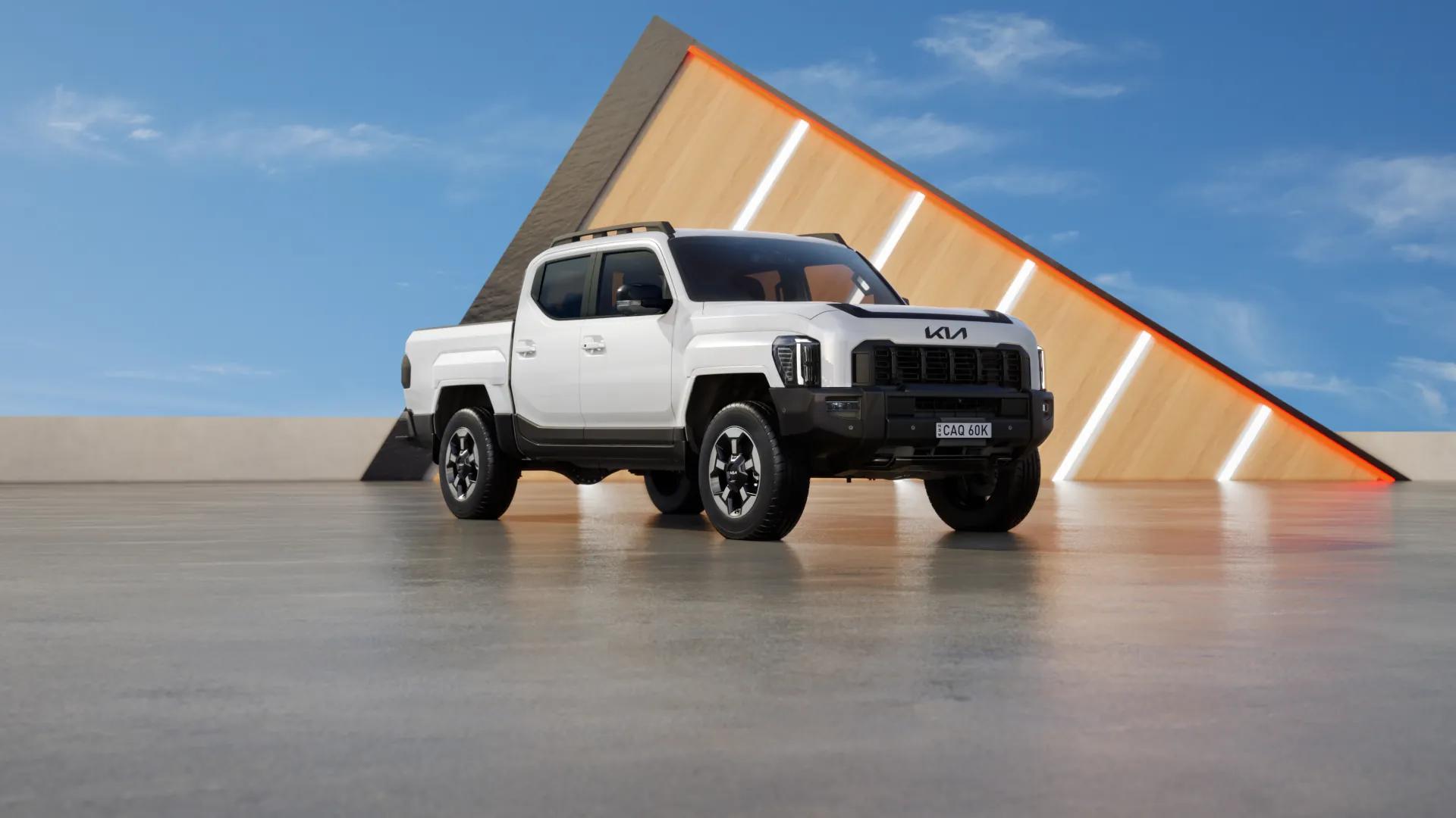 The Kia Tasman X-Line from $59,990*^