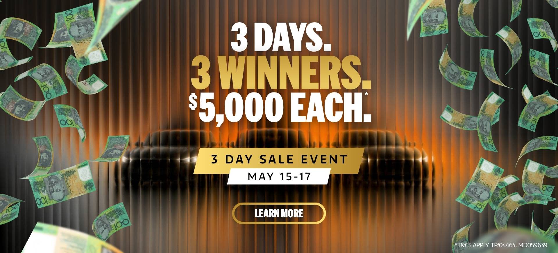 3-Day Sale Event 15-17 May26