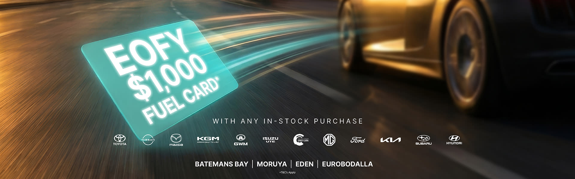 EOFY $1,000 Fuel Card