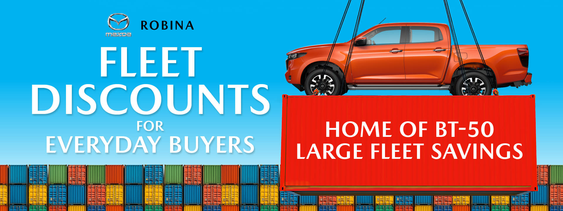 BT-50 Large Fleet Discounts 