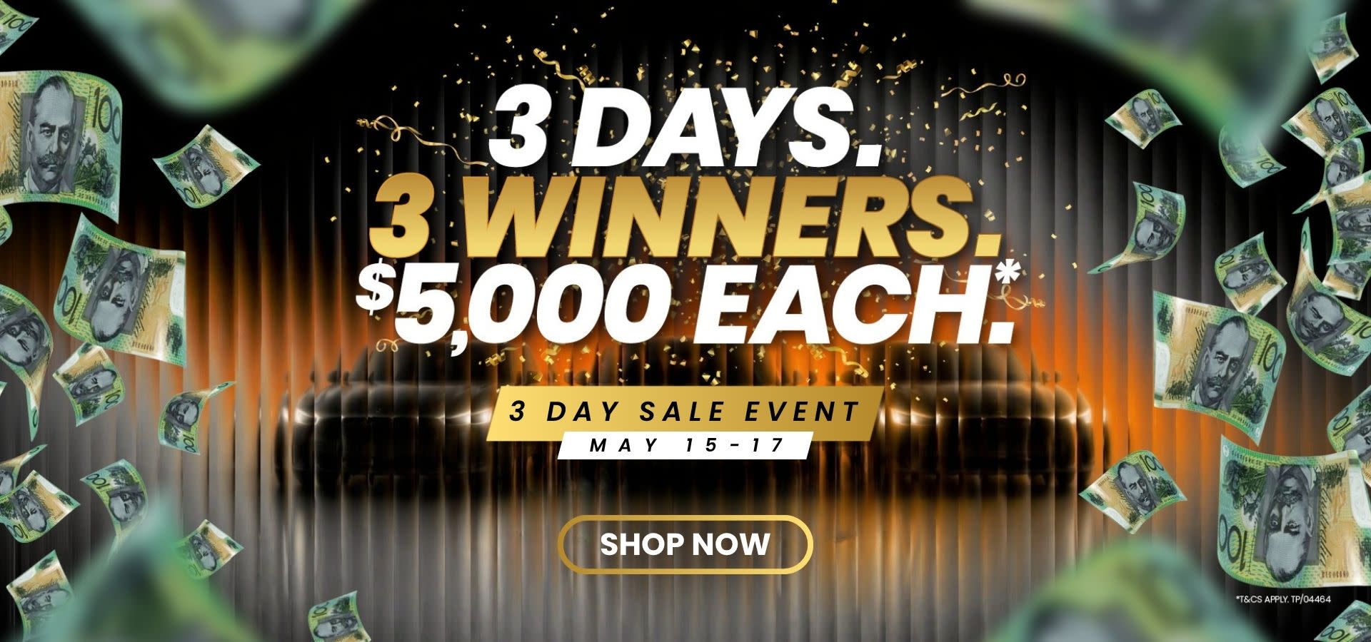3-Day Sale Event 15-17 May26