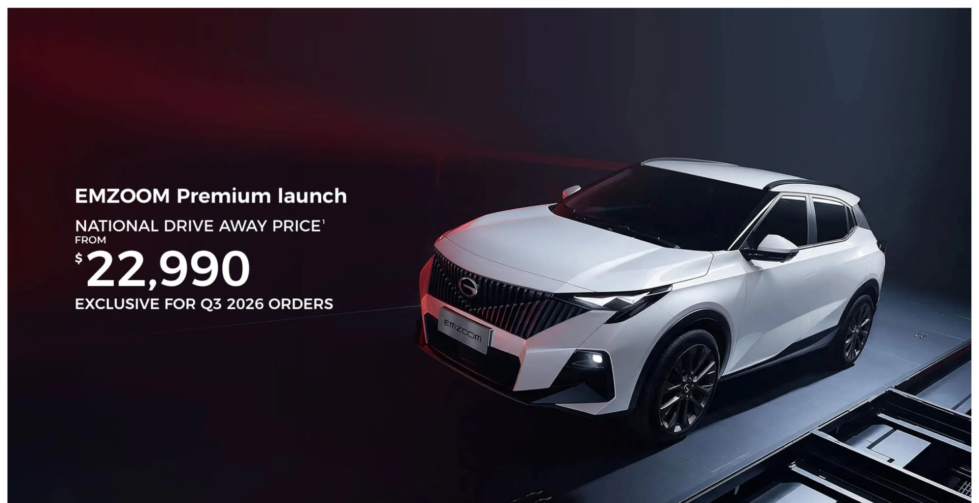 A new car promotion