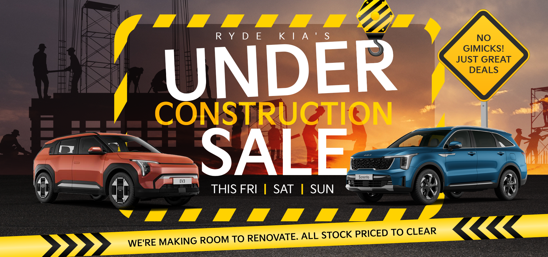 Under Construction Sale