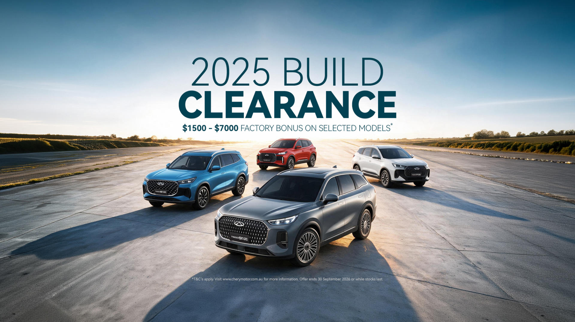 Chery 2025 Build Clearance