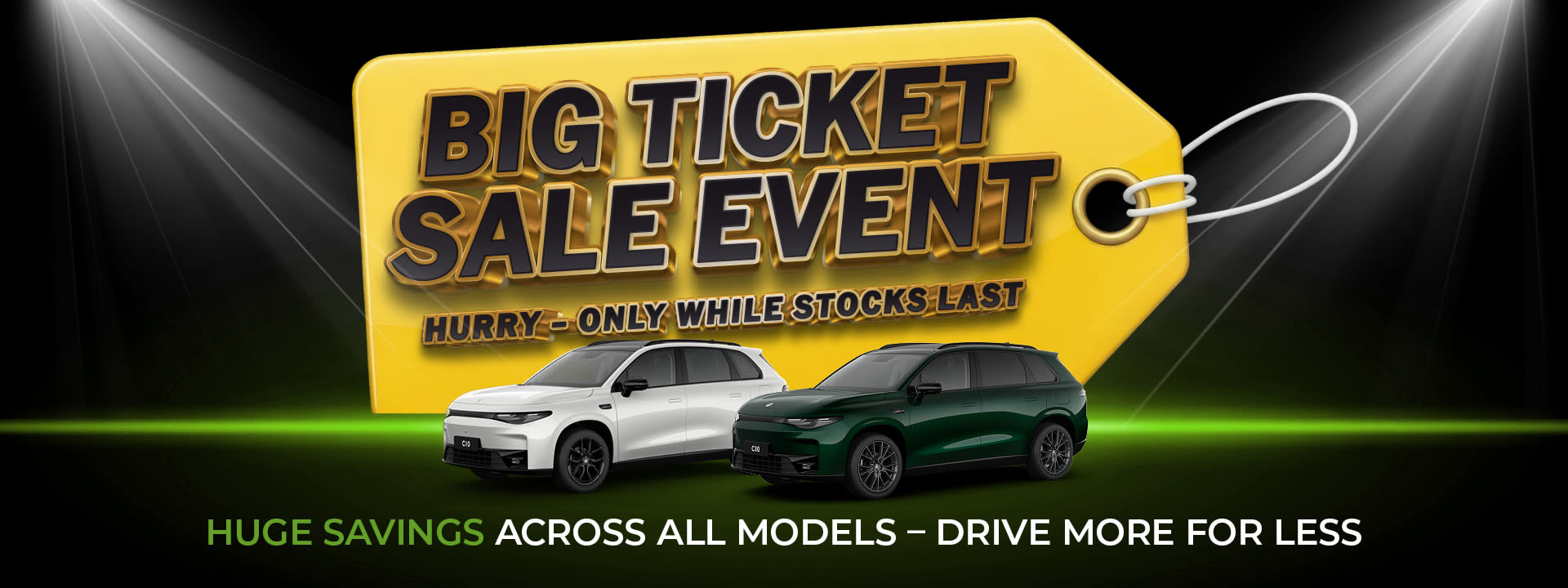 BIG TICKET SALE EVENT