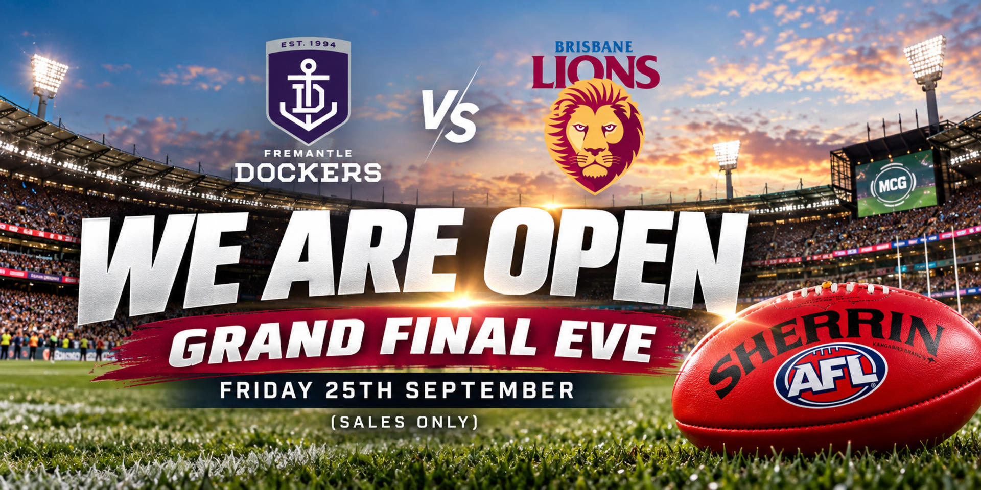 Grand Final Eve Open