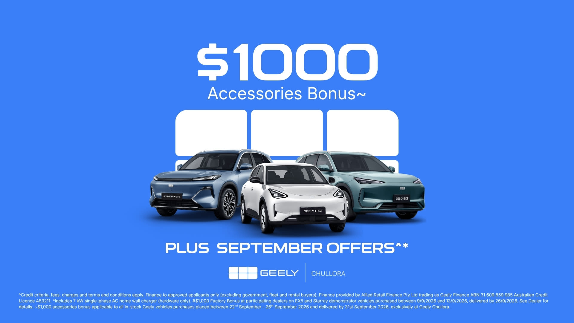 Geely Chullora Sale Event 