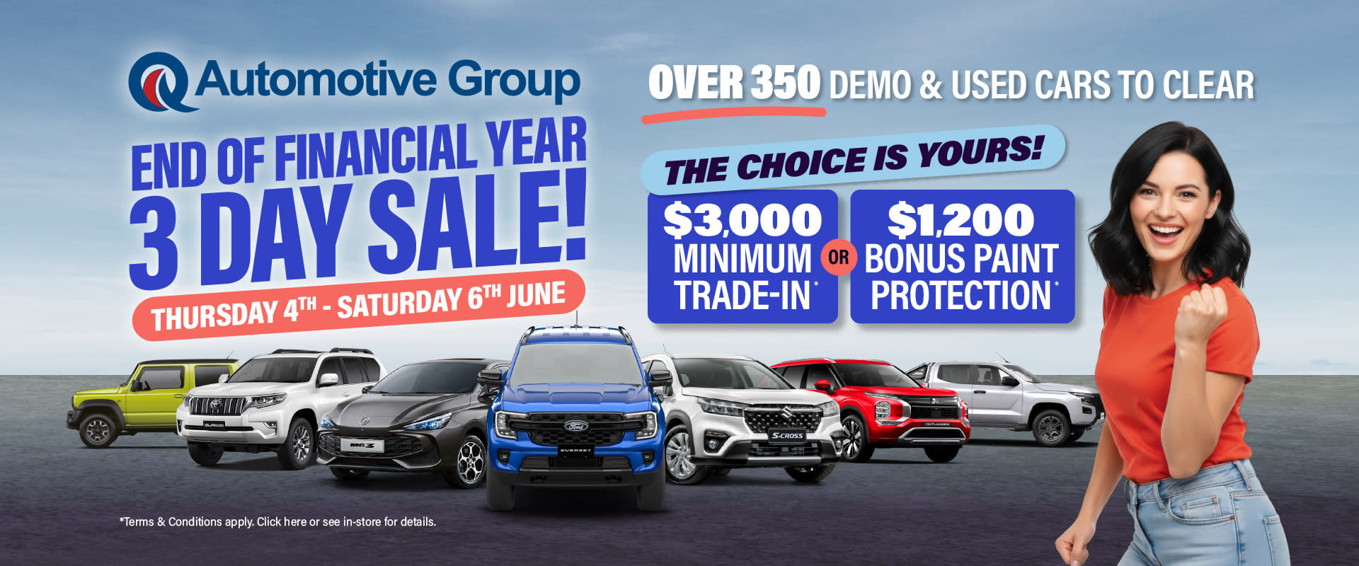 Q Auto 3-Day Sale