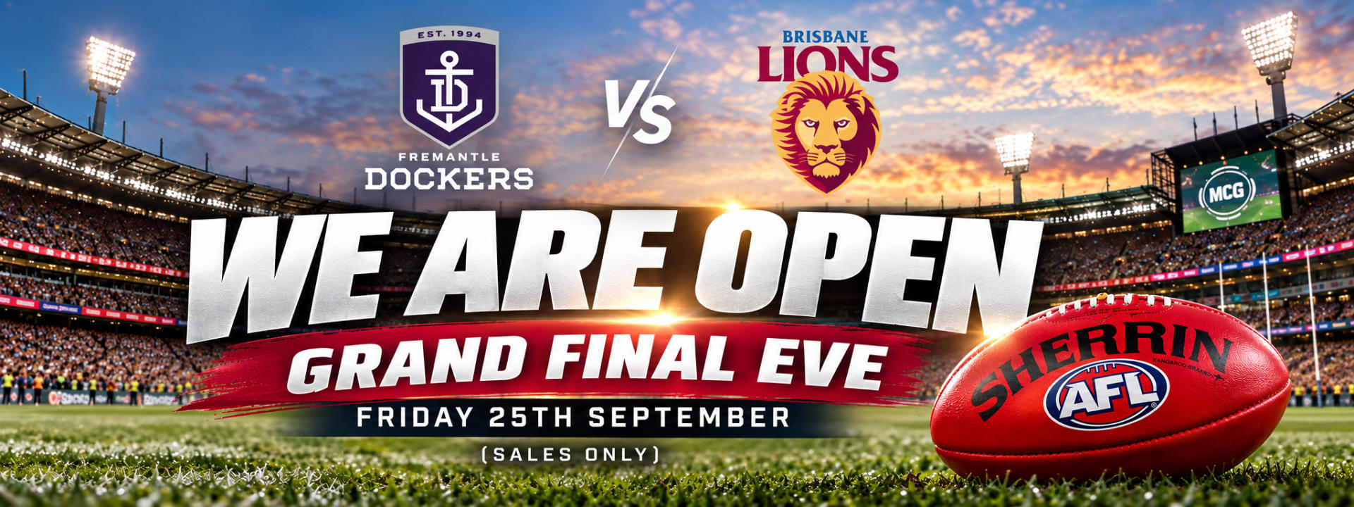 Grand Final Eve Open