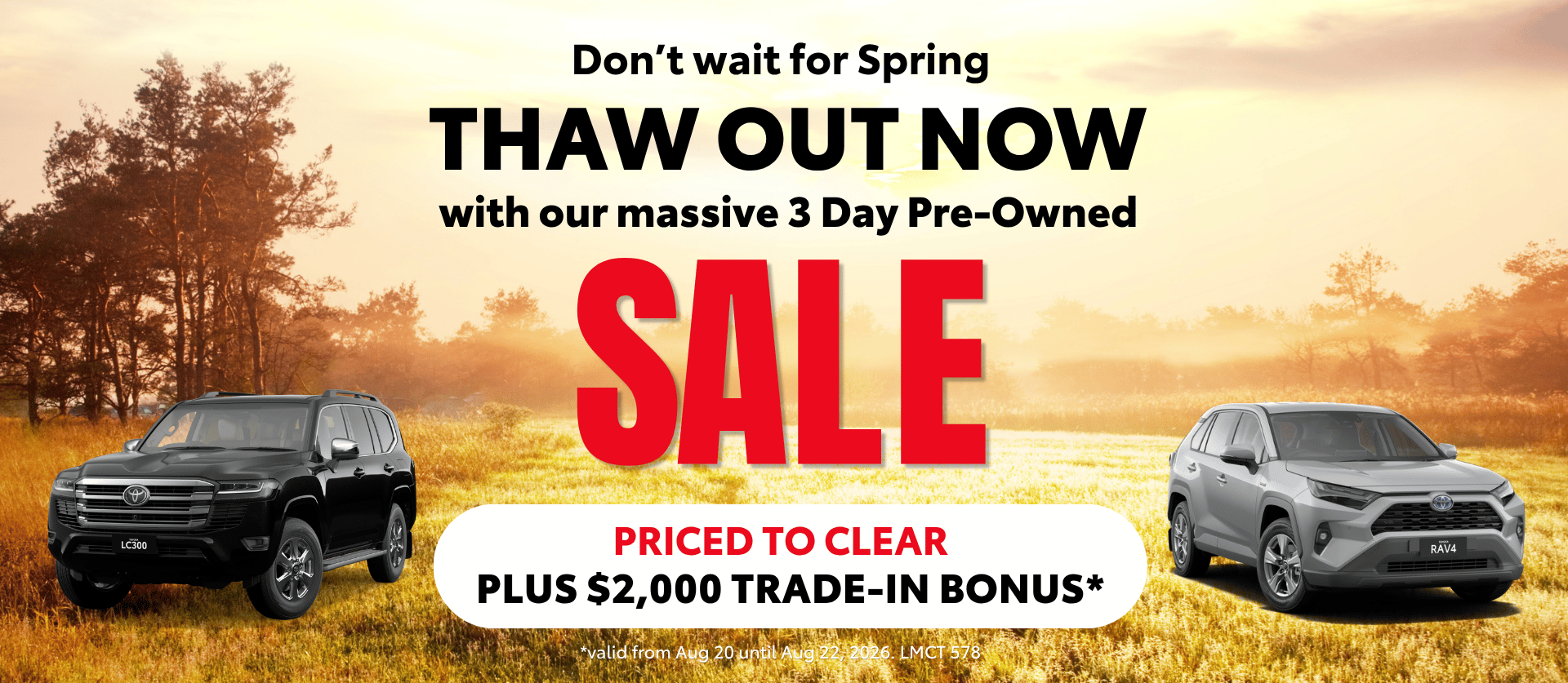 Pre-Owned Department - 3 DAY SALE