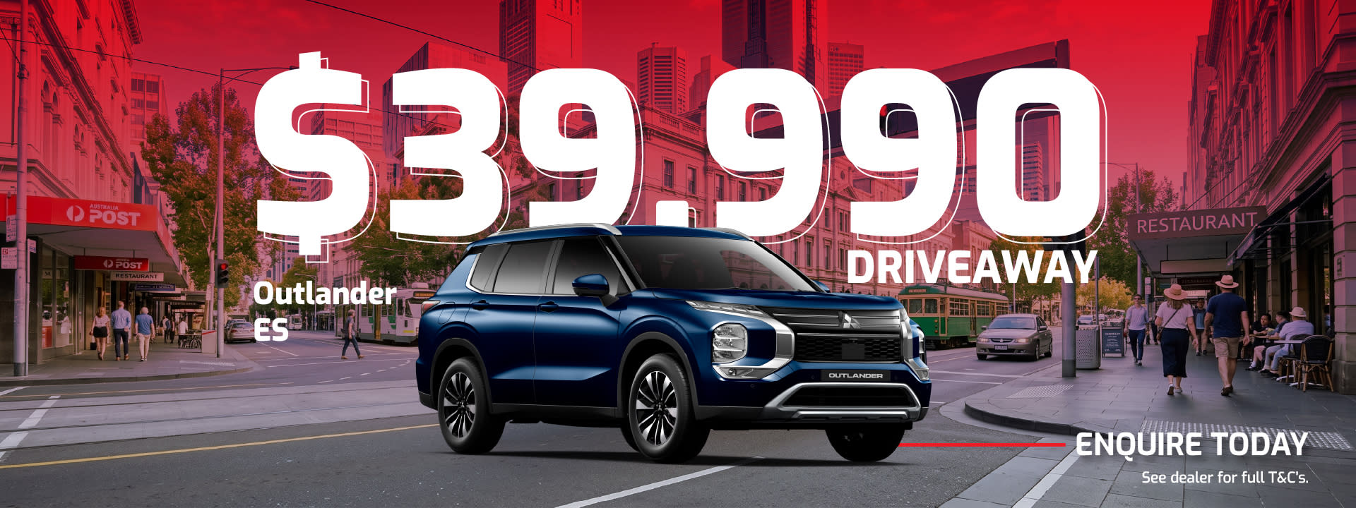 Outlander ES Driveaway Offer