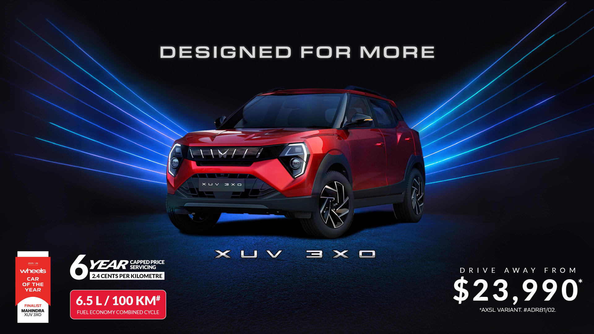 XUV3XO Tango Red