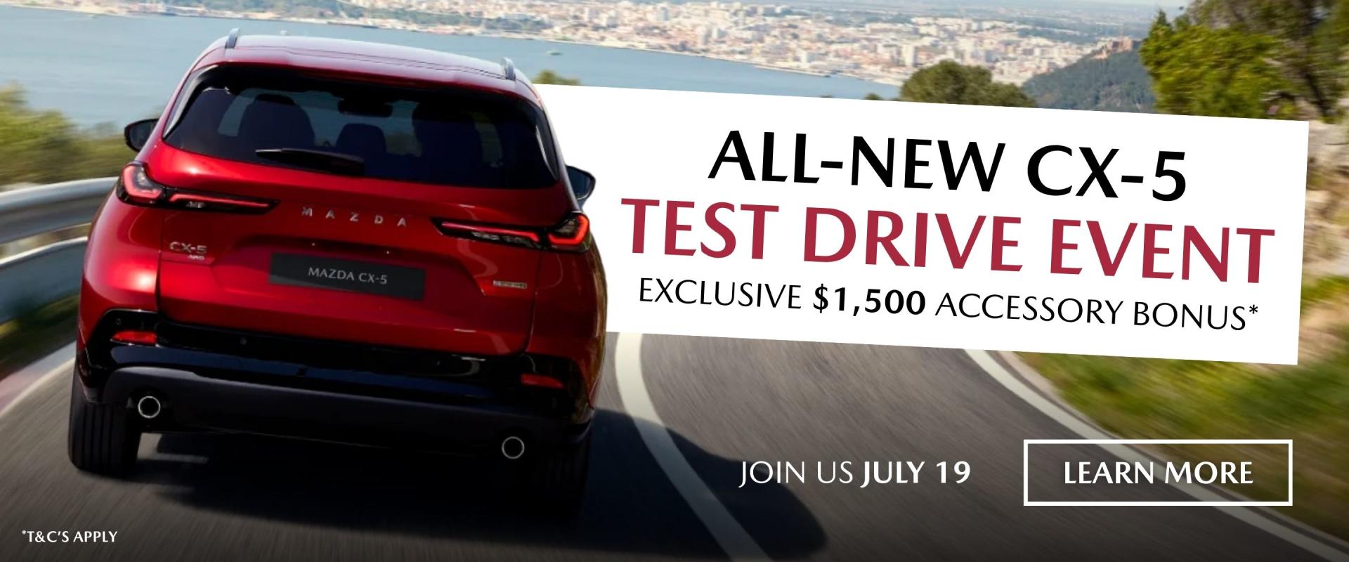 CX-5 Test Drive Event