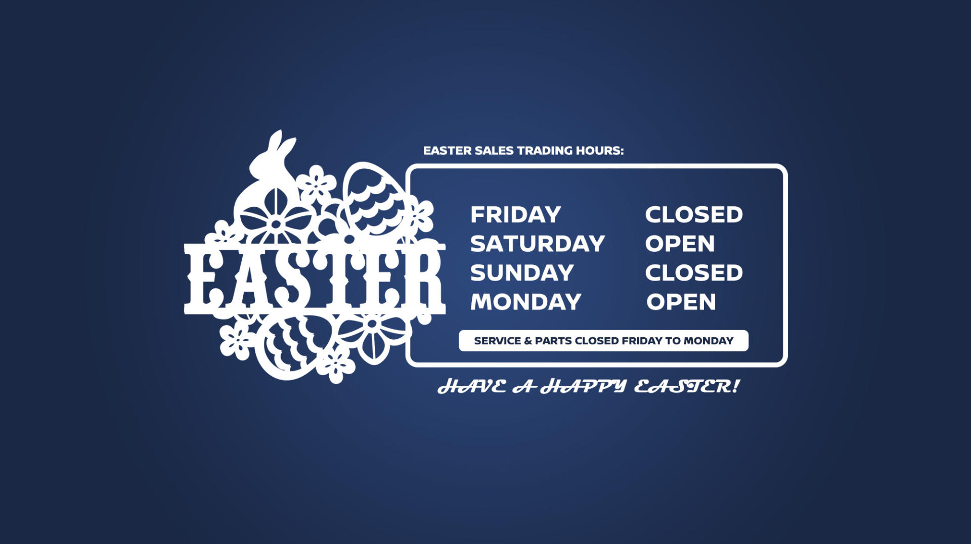 Easter Hours