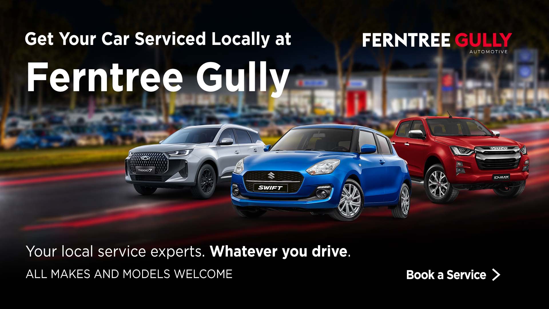 Get your car serviced locally