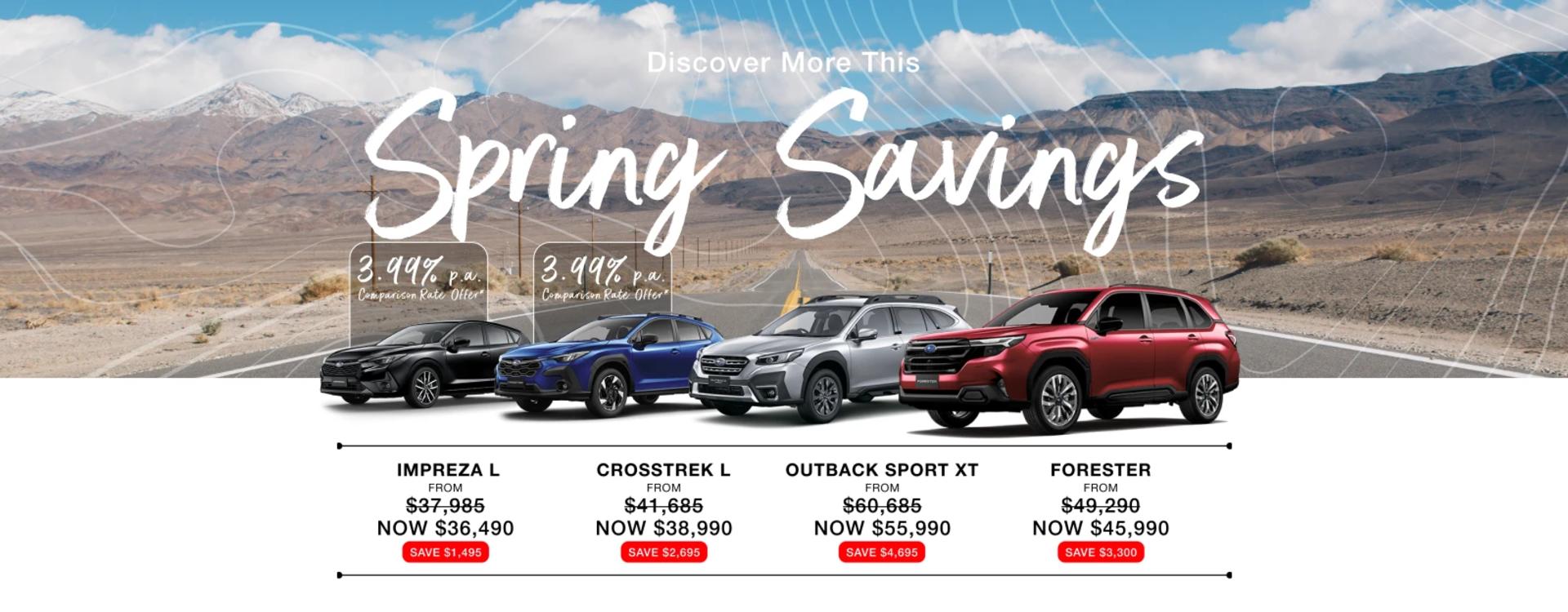 Spring Saving - OCT