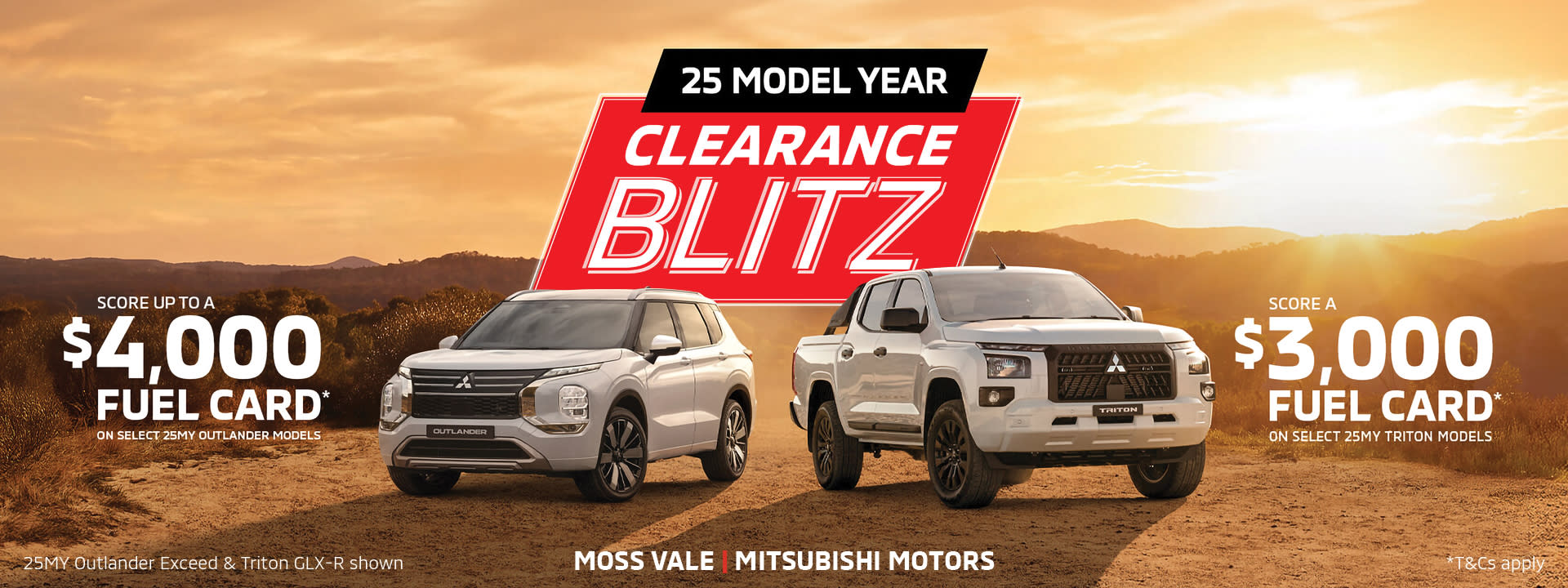 MY25 Clearance Blitz