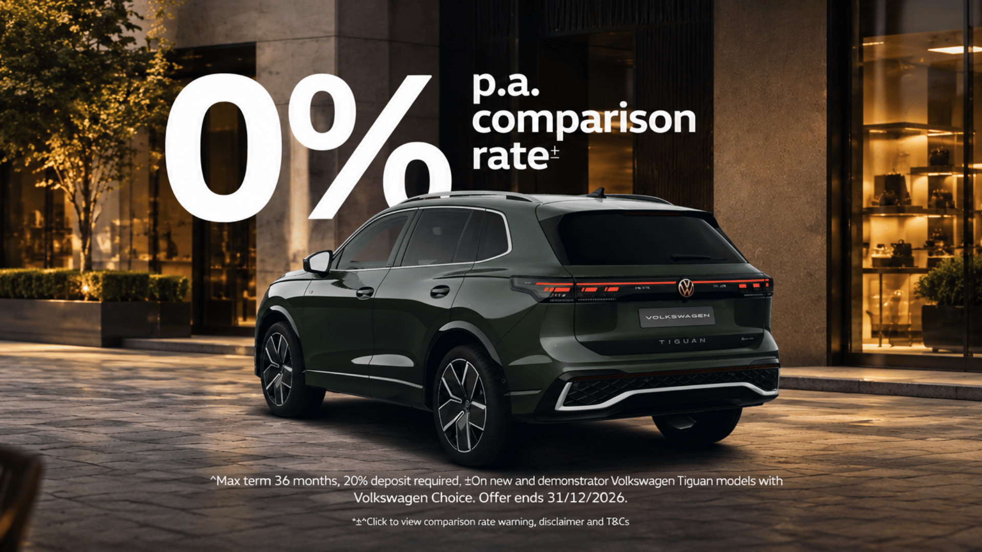 MY26 Tiguan 0% Finance