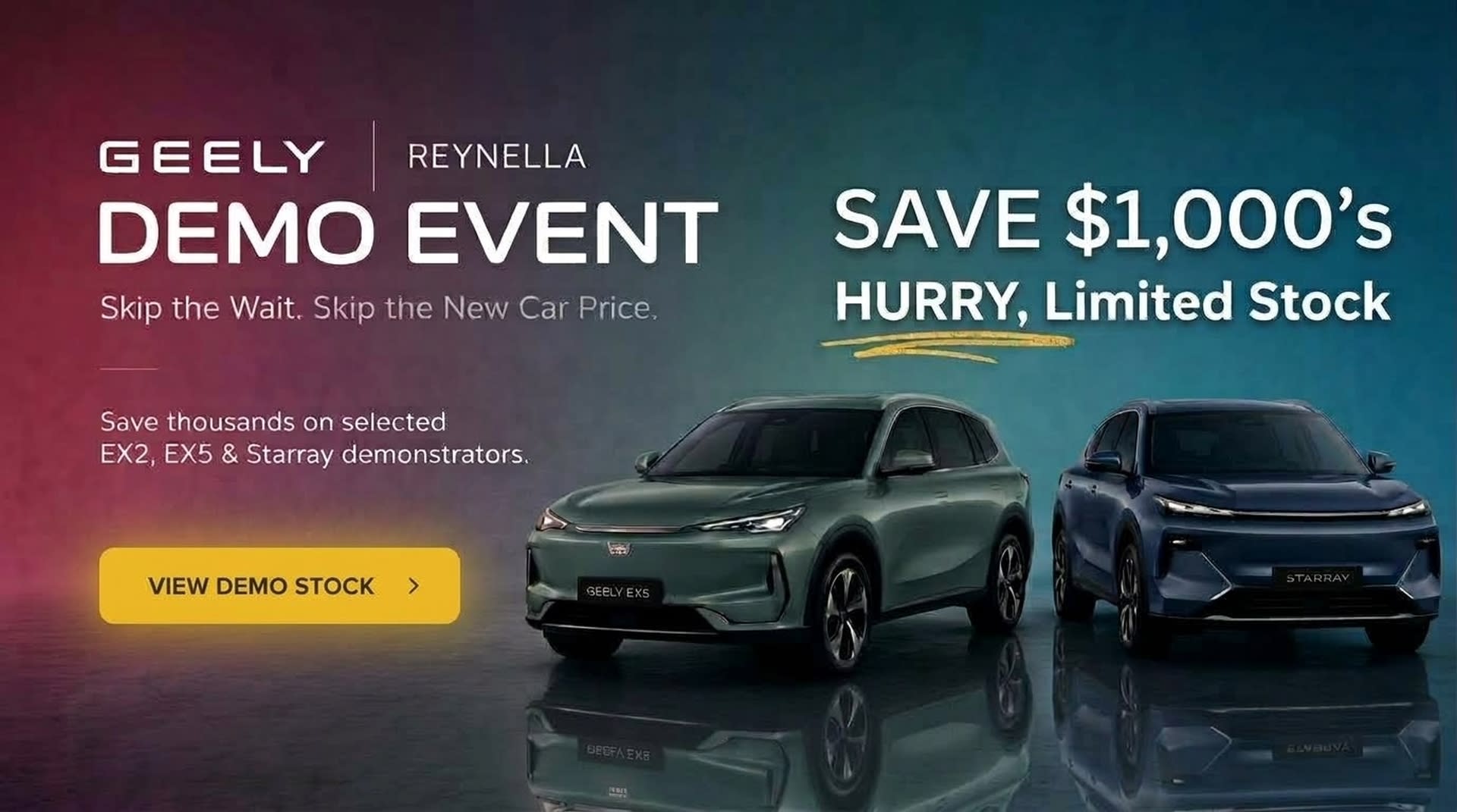 A new car promotion