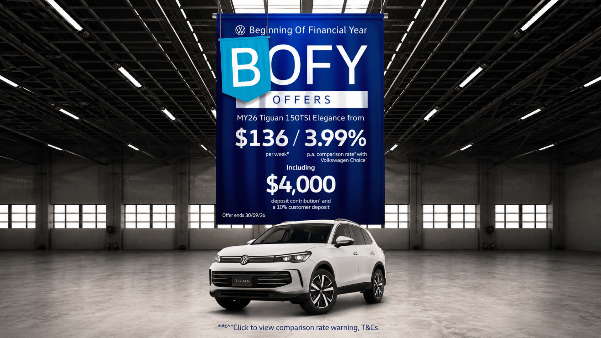 BOFY MY26 Tiguan 150TSI Elegance Offer 