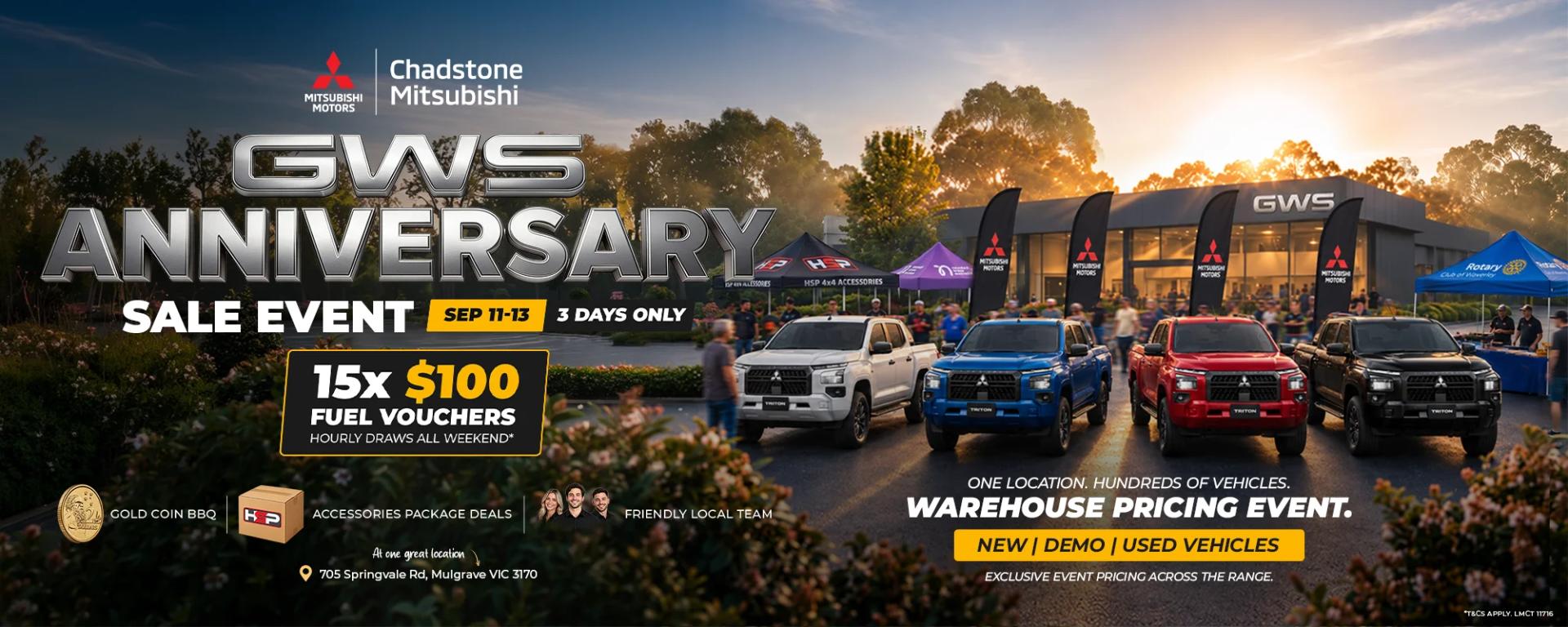 Anniversary Sale Event