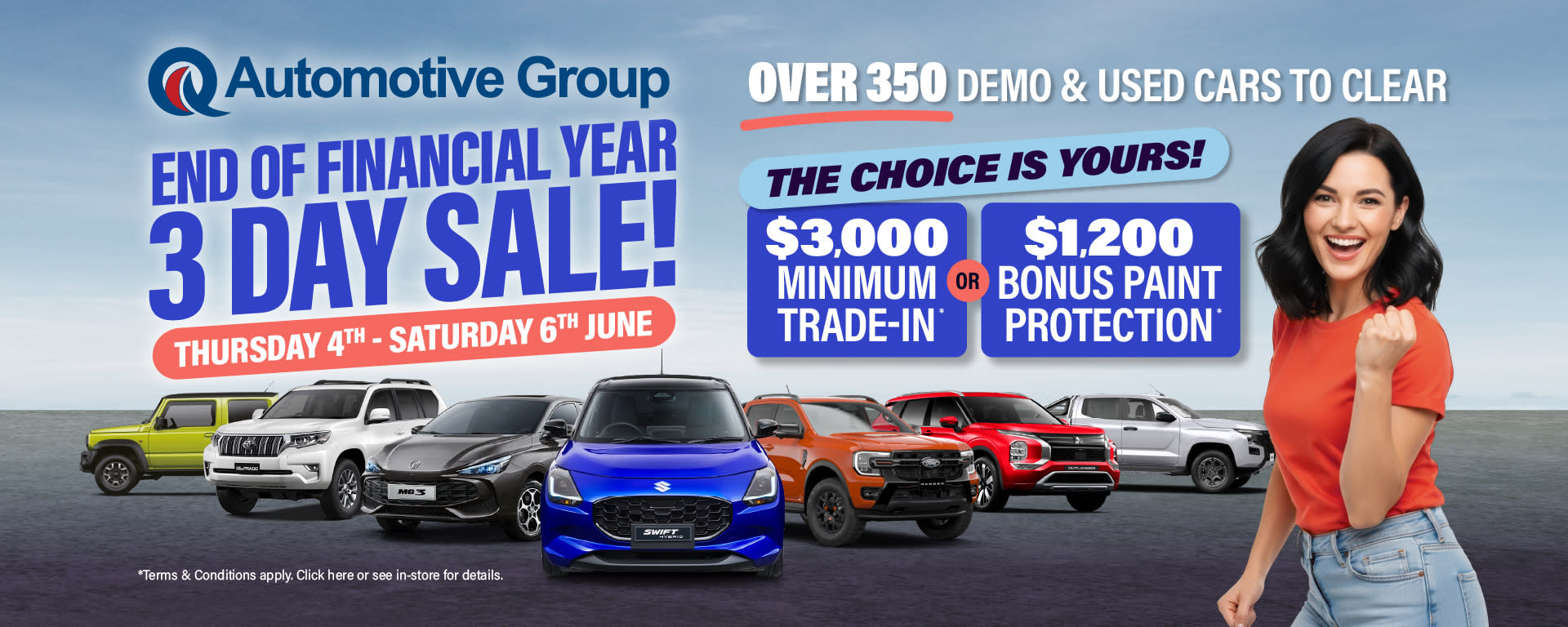 Q Auto 3-Day Sale