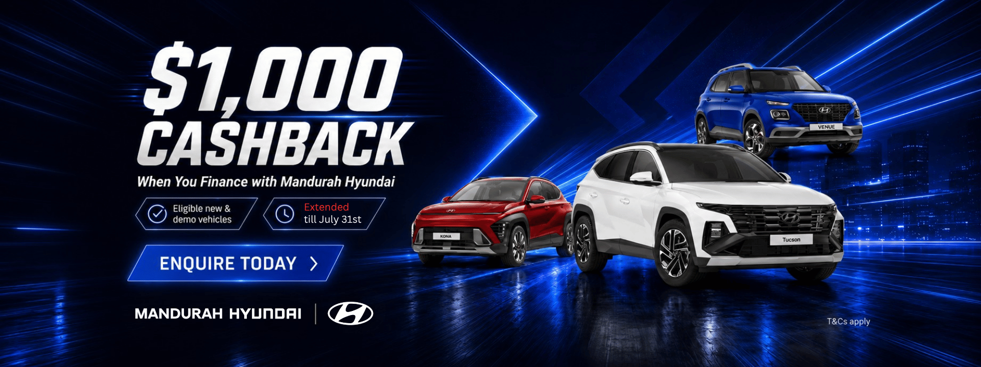 $1k Cashback Offer